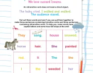 Transitive and intransitive verbs: making sentences out of word cards