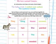 Transitive and intransitive verbs: making sentences out of word cards