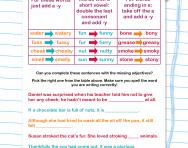 Turning nouns into adjectives worksheet