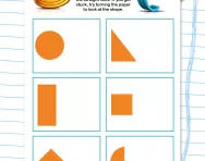 Turning shapes worksheet