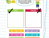Two-digit addition practice activity