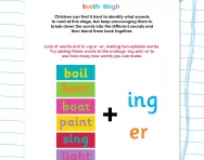 Two-syllable words jigsaw