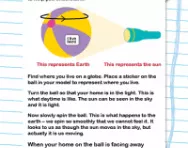 Understand how day and night occur