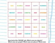 Understanding nouns worksheet