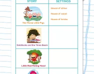 Understanding story settings worksheet