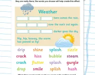 Use onomatopoeia in poetry