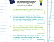 Using a calculator for two-step problems worksheet