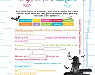 Using abstract nouns worksheet