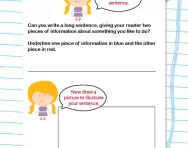 Using connectives in a sentence worksheet