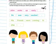Using full stops worksheet