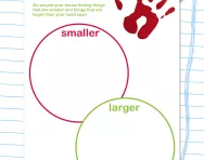 Using non-standard measures: length worksheet