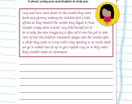 Using punctuation to improve writing worksheet