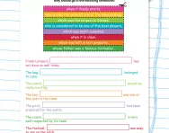 Using relative clauses football worksheet