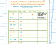 Using the inverse operation worksheet