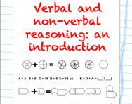 Verbal non-verbal reasoning pack cover