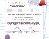 Verbal reasoning worksheet: AB is to CD as GH is to IJ