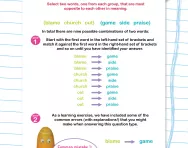 Verbal reasoning worksheet: Antonyms, opposite words