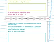 Verbal reasoning: Compilation test, question types 13-15