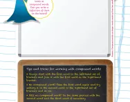 Verbal reasoning worksheet: Compound words practice