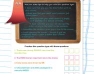 Verbal reasoning worksheet: Missing three-letter words practice