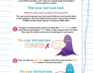 Verbal reasoning worksheet: Words hidden in a sentence