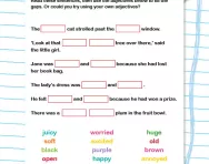 What are adjectives? worksheet