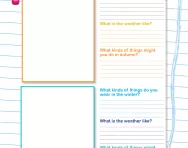 What do we do in autumn and winter worksheet
