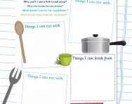 What’s in your kitchen cupboard worksheet