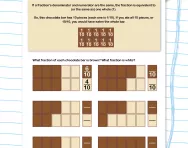Whole numbers as fractions