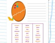 Word bank: powerful verbs worksheet