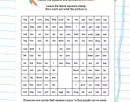 Word colouring: nouns and pronouns