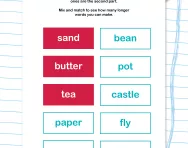 Word split: compound words puzzle