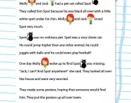 Write a poster and a letter worksheet