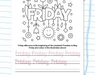 Write the days of the week: Friday