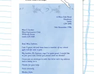 Writing a letter worksheet