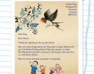 Writing a letter to a pen friend worksheet