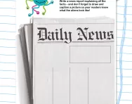 Writing a newspaper report 