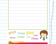 Writing a short story about football