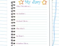 Writing about a sequence of events worksheet