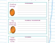 Writing an adventure story worksheet