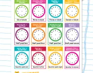Writing analogue time football worksheet