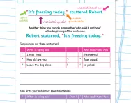 Writing direct speech worksheet