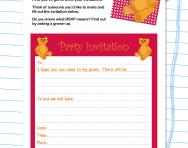 Writing for different purposes: invitations