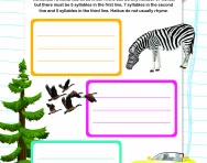 Writing haiku poems worksheet