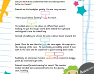 Writing in the past tense worksheet