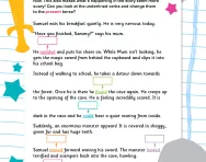 Writing in the present tense worksheet
