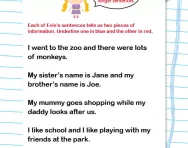 Writing longer sentences worksheet