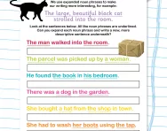 Writing noun phrases worksheet