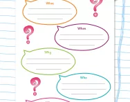 Writing questions with wh words worksheet