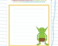 Writing task: finish The Magic Lamp